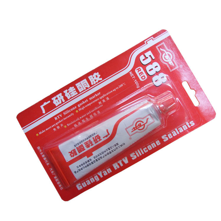 廣研588矽酮膠，廣（guǎng）研588紅膠，廣研588密封膠，廣研密封膠588，588汽車免墊膠